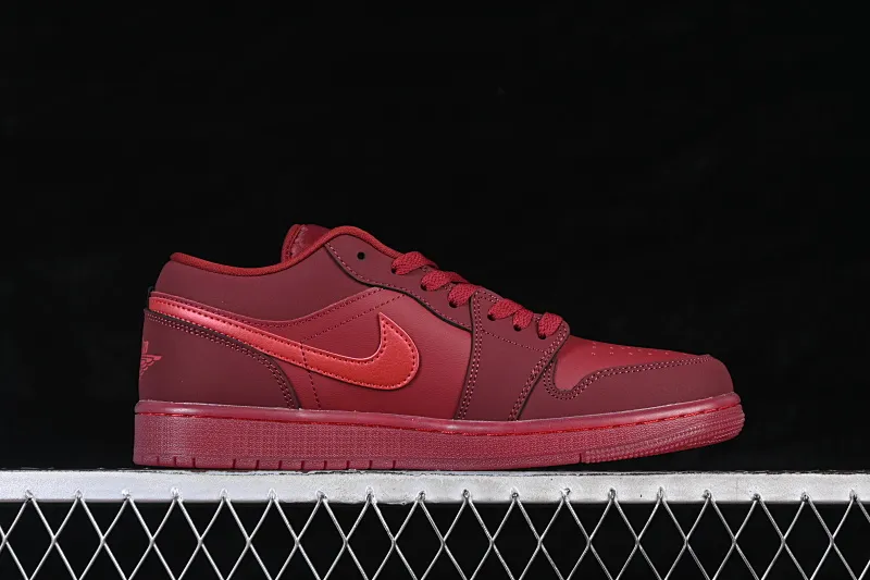 All categories Air Jordan Jordan series basketball shoes Air Jordan 1 Low Air Jordan 1 Low AJ1 Joe 1 raw rubber wine red low-top retro cultural basketball shoes IB7012-600